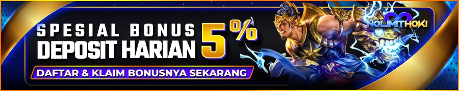 BONUS DEPOSIT HARIAN 5%